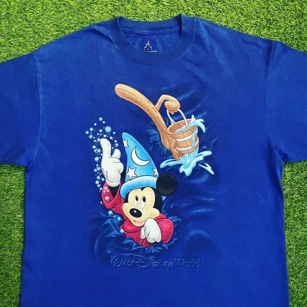 HANES- WALT DISNEY WORLD DISNEY MAGICAL MICKY MOUSE GRAPHIC UNISEX T-SHIRT - Picture 5 of 8